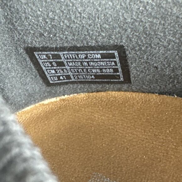 FitFlop Women’s Size 9 Allegro Gray Knit Ballet Casual Comfort Flats - Picture 10 of 10